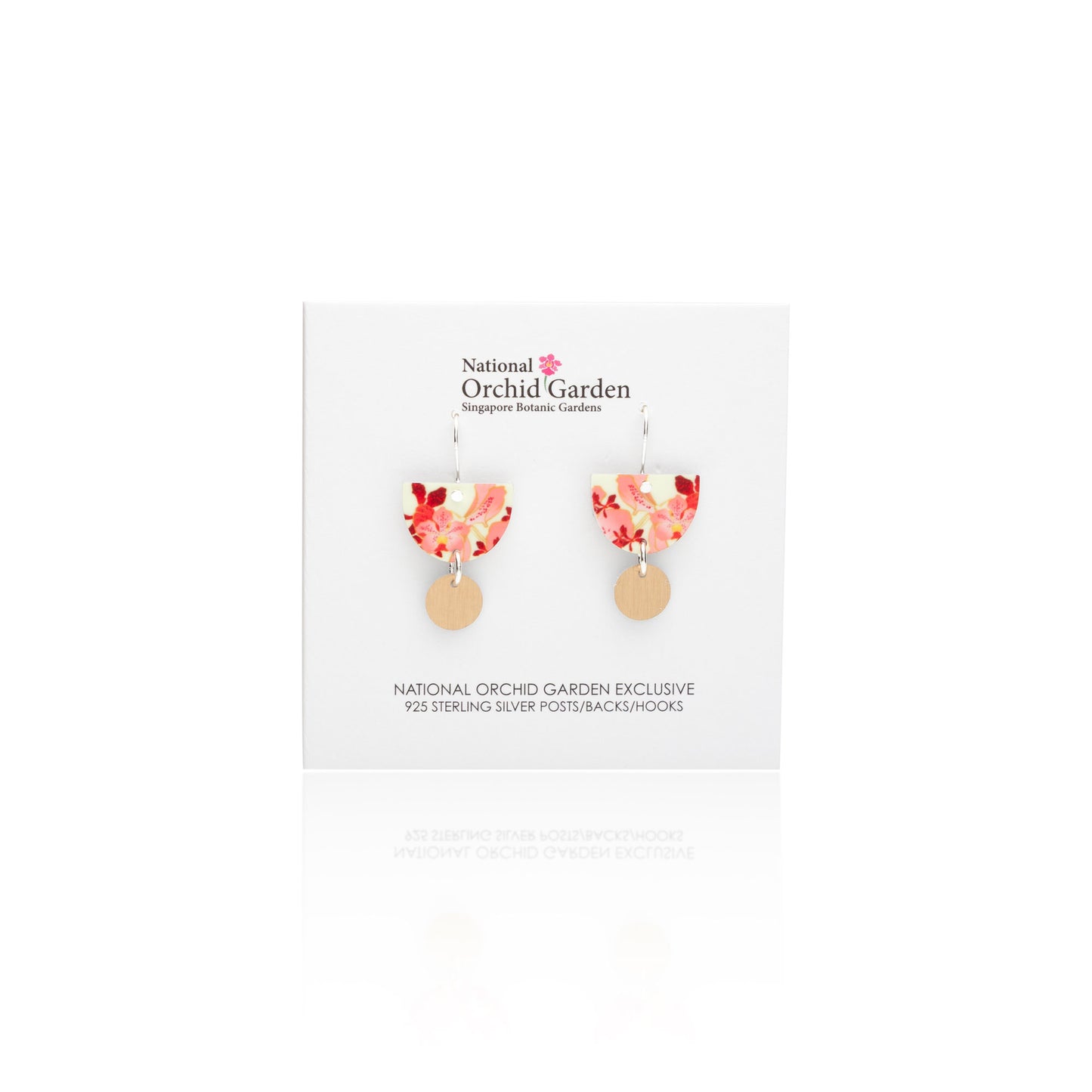 National Orchid Garden Bell Earrings (Butter Yellow)